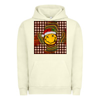Pigment Pistachio Christmas smiley face Urban Hoodie - BarkalooDesign