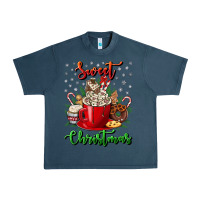 Midnight Navy Sweet christmas Urban Heavy Tee - NancyCooperArtShop
