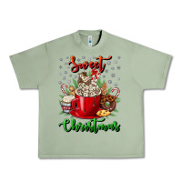 Oil Green Sweet christmas Urban Heavy Tee - NancyCooperArtShop
