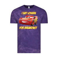 Cloud Purple movie cartoon cars Vintage Tee - DesigneFamous