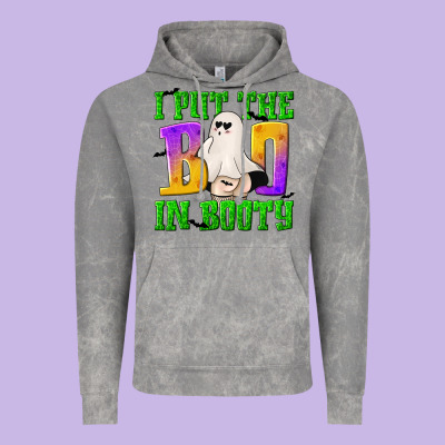 I Put The Boo Vintage Hoodie Designed By Texasbilliewilder