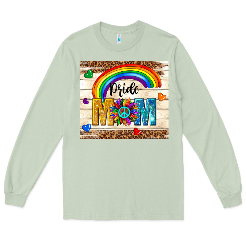 Pride Mom Long Sleeve Tee by TumblerDesignByShophia | Teevron