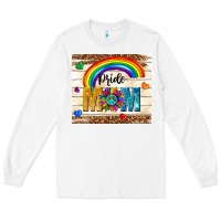 White pride mom Long Sleeve Tee - TumblerDesignByShophia