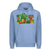 Colony Blue Western Luck With Gnome And Beer Premium Hoodie - BundleAndBundleShop