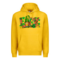 Lemon Western Luck With Gnome And Beer Premium Hoodie - BundleAndBundleShop