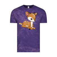 Cloud Purple gazelle Vintage Tee - texasbilliewilder