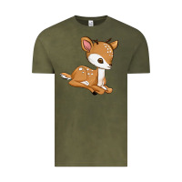 Vintage Olive gazelle Vintage Tee - texasbilliewilder