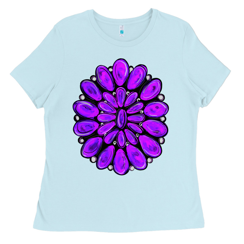Purple Gemstone Jewelny Ladies Tee by RanaPortraitStore | Teevron