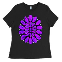 Black purple gemstone jewelny Ladies Tee - RanaPortraitStore