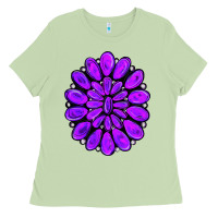 Matcha purple gemstone jewelny Ladies Tee - RanaPortraitStore