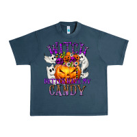 Midnight Navy Witch Better Have My Candy Urban Heavy Tee - texasbilliewilder