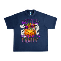 Navy Witch Better Have My Candy Urban Heavy Tee - texasbilliewilder