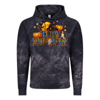 Cloud Black Happy Halloween Vintage Hoodie - texasbilliewilder