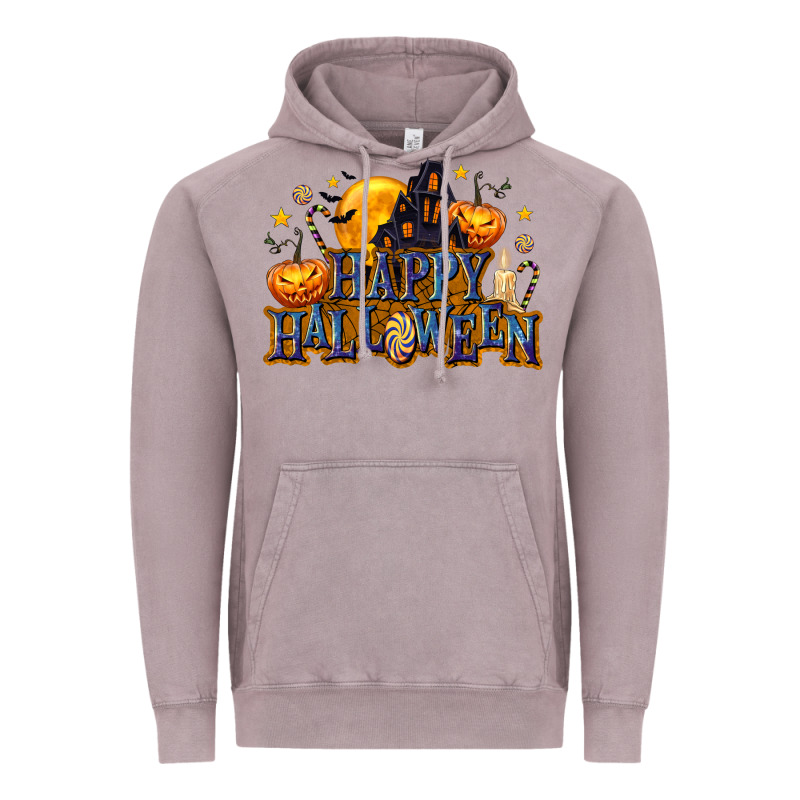 Happy Halloween Vintage Hoodie by texasbilliewilder | Teevron