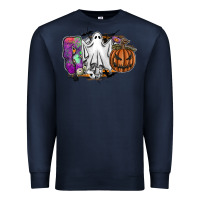 Navy boo Premium Sweatshirt - SublimationCraftShop