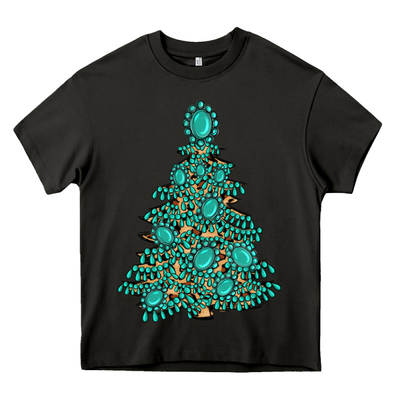 Christmas Tree With Gemstones Heavy Core Tee by MaliasSmallBusiness | Teevron