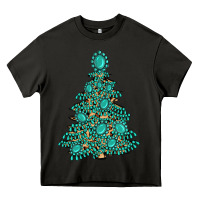 Asphalt christmas tree with gemstones Heavy Core Tee - MaliasSmallBusiness