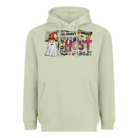 Matcha ghost Heavyweight Hoodie - CowhideDigitalArt
