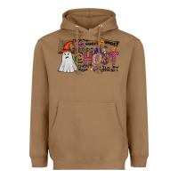 Toasted Coconut ghost Heavyweight Hoodie - CowhideDigitalArt