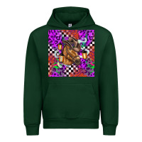 Forest Green halloween horse Urban Hoodie - BarkalooDesign