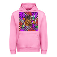 Fuchsia Pink halloween horse Urban Hoodie - BarkalooDesign