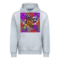 Heather Grey halloween horse Urban Hoodie - BarkalooDesign