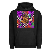 Pigment Black halloween horse Urban Hoodie - BarkalooDesign