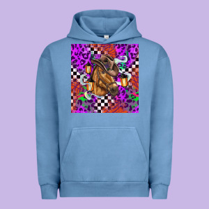 Halloween Horse Urban Hoodie Designed By Barkaloodesign