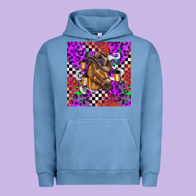 Halloween Horse Urban Hoodie Designed By Barkaloodesign