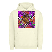 Pigment Pistachio halloween horse Urban Hoodie - BarkalooDesign