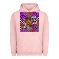 Pigment Salmon halloween horse Urban Hoodie - BarkalooDesign