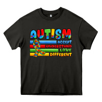 Asphalt autism accept understand love different Heavy Core Tee - JahusDesignShop