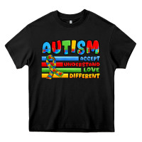 Black autism accept understand love different Heavy Core Tee - JahusDesignShop