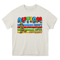 Cream autism accept understand love different Heavy Core Tee - JahusDesignShop