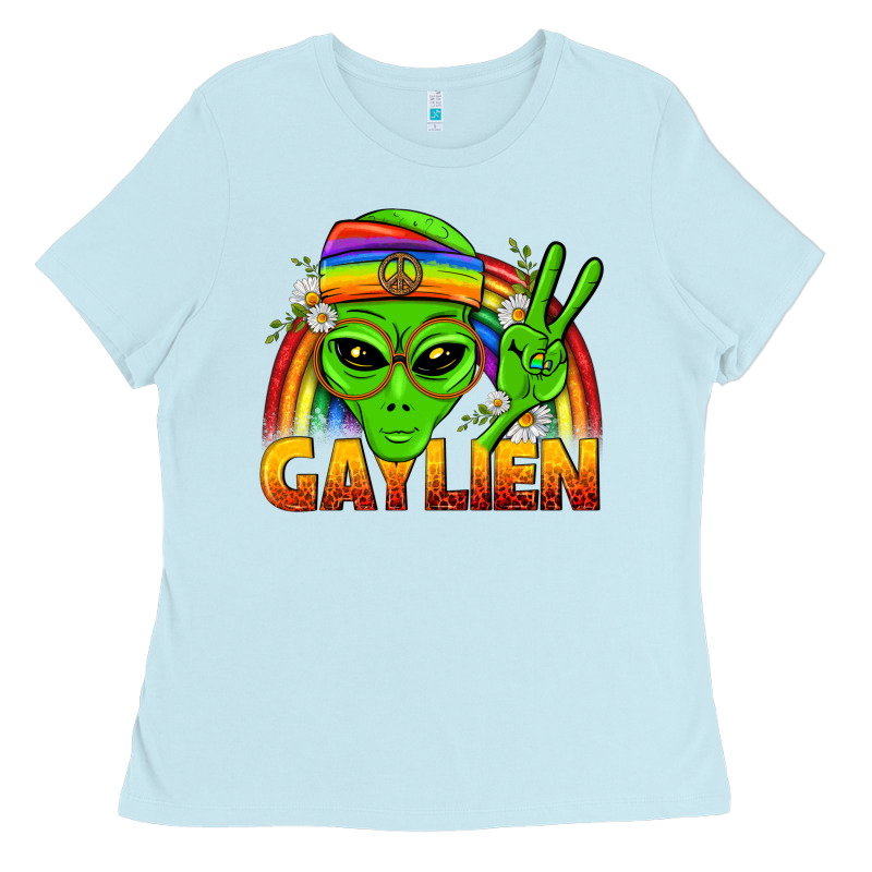 Gaylien Lgbtq Pride Ladies Tee by BundleAndBundleShop | Teevron
