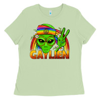 Matcha Gaylien LGBTQ Pride Ladies Tee - BundleAndBundleShop
