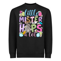 Black Easter Day Little mister hops a lot Heavyweight Sweatshirt - OliviaCreatesArt