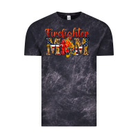 Cloud Black Firefighter Mom Vintage Tee - texasbilliewilder