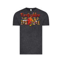 Vintage Black Firefighter Mom Vintage Tee - texasbilliewilder