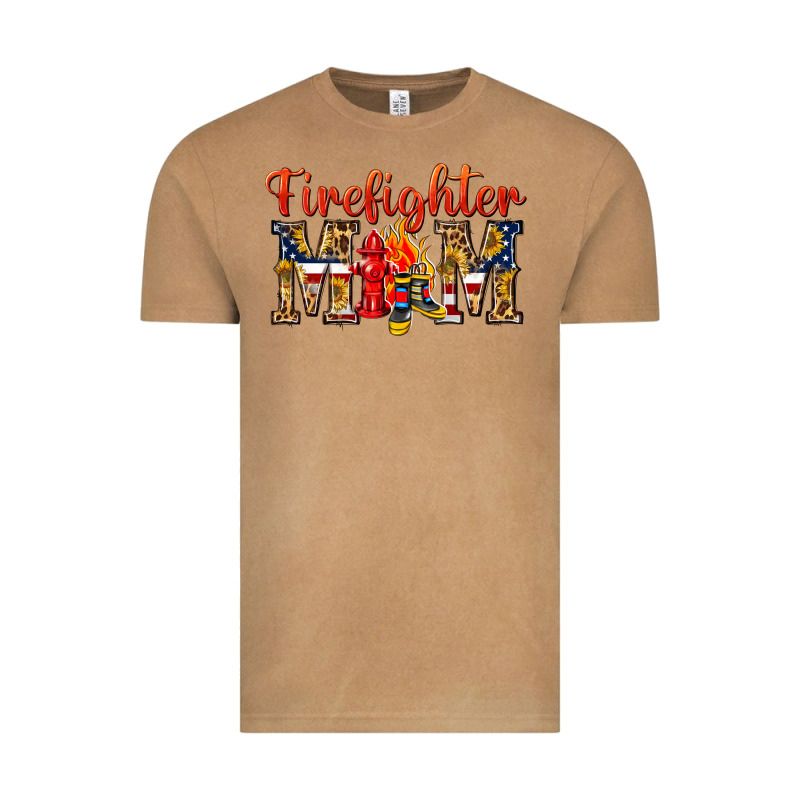 Firefighter Mom Vintage Tee by texasbilliewilder | Teevron