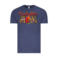 Vintage Denim Firefighter Mom Vintage Tee - texasbilliewilder