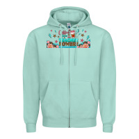 Seafoam coffe gives me teacher powers libbey glass Zipper Hoodie - BundleAndBundleShop