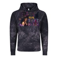 Cloud Black 100% That Witch Black Afro Witch Vintage Hoodie - texasbilliewilder