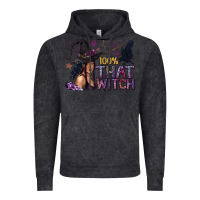 Vintage Black 100% That Witch Black Afro Witch Vintage Hoodie - texasbilliewilder