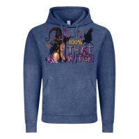 Vintage Denim 100% That Witch Black Afro Witch Vintage Hoodie - texasbilliewilder