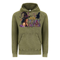 Vintage Olive 100% That Witch Black Afro Witch Vintage Hoodie - texasbilliewilder