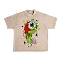 French Oak Zombie Hand with Eyeball Urban Heavy Tee - texasbilliewilder