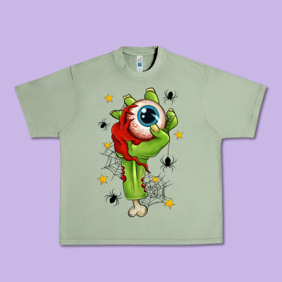 Zombie Hand With Eyeball Urban Heavy Tee Designed By Texasbilliewilder