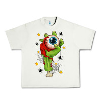 Pistachio Zombie Hand with Eyeball Urban Heavy Tee - texasbilliewilder