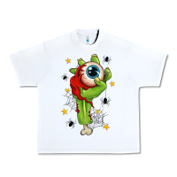 White Zombie Hand with Eyeball Urban Heavy Tee - texasbilliewilder